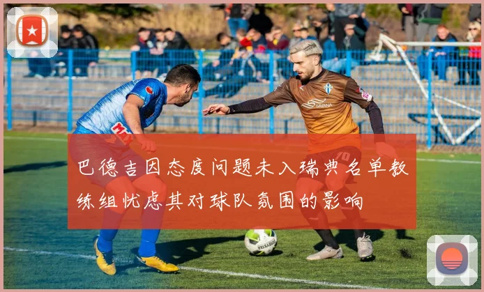 巴德吉因态度问题未入瑞典名单教练组忧虑其对球队氛围的影响